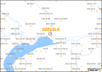 map of Gordola