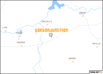 map of Gordon Junction