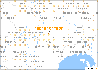 map of Gordons Store