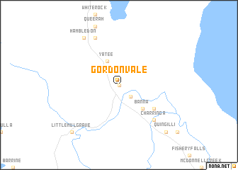 map of Gordonvale