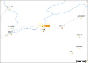 map of Gordon