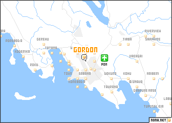 map of Gordon