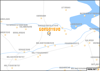 map of Gordoyevo