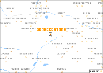 map of Górecko Stare