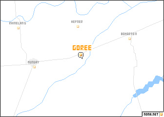 map of Goree
