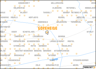 map of Goreheide