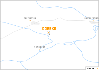 map of Goreka