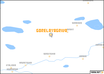 map of Gorelaya Griva