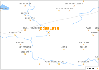 map of Gorelets