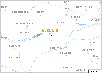 map of Goreliki