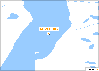 map of Gorelova