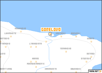map of Gorelovo