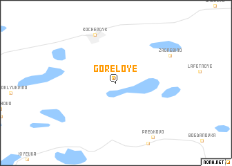 map of Goreloye