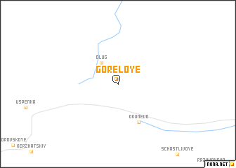 map of Goreloye