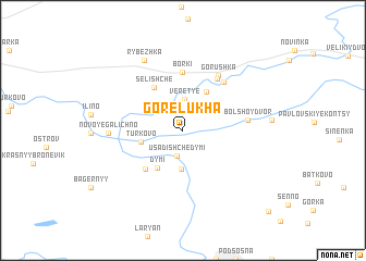 map of Gorelukha