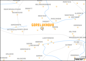 map of Gorelukhovo