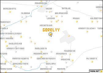 map of Gorelyy