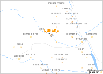 map of Goreme