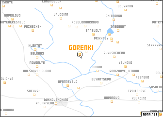 map of Gorenki