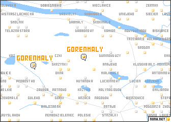 map of Goreń Mały