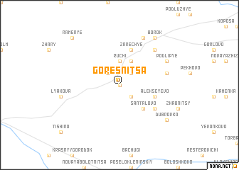 map of Goresnitsa