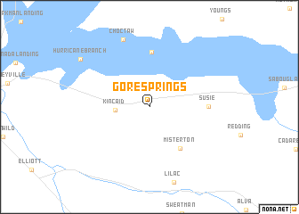 map of Gore Springs