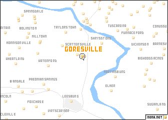 map of Goresville