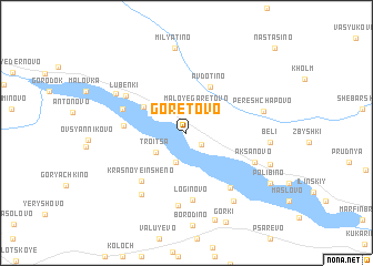 map of Goretovo