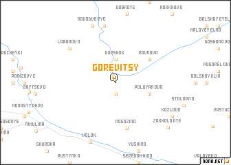 map of Gorevitsy