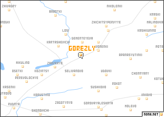 map of Gorezly