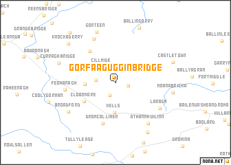 map of Gorfaaguggin Bridge