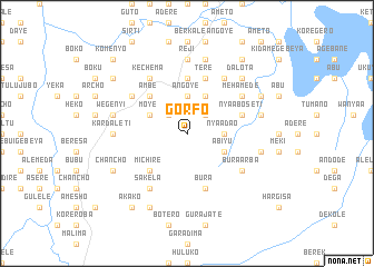 map of Gorfo