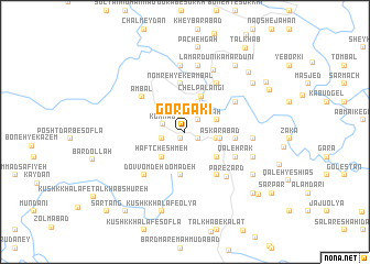 map of Gorgakī