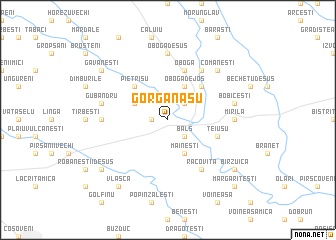 map of Gorgănaşu