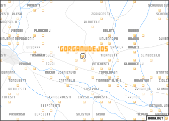 map of Gorganu de Jos