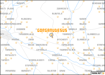 map of Gorganu de Sus