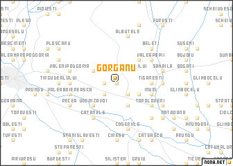 map of Gorganu