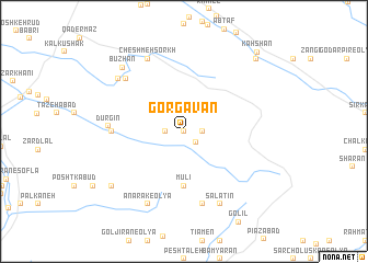 map of Gorgāvān