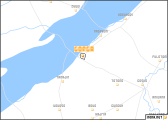 map of Gorga