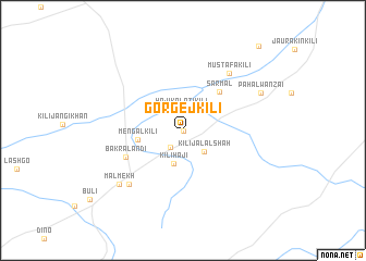 map of Gorgej Kili