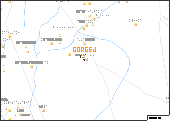 map of Gorgej