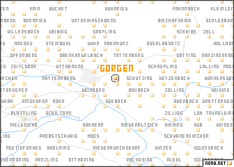 map of Görgen