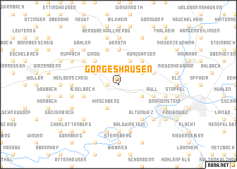 map of Görgeshausen