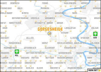 map of Görgesheide