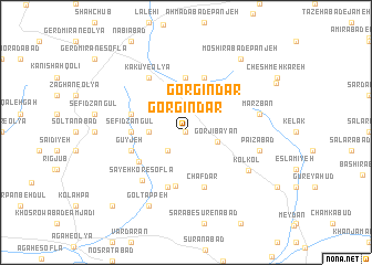 map of Gorgīndar