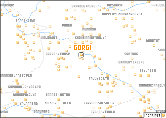 map of Gorgī