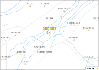 map of Gorguz