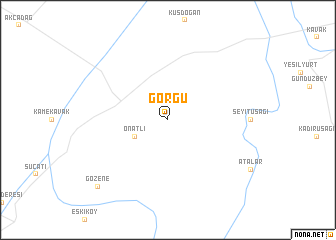 map of Görgü