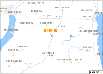 map of Gorham