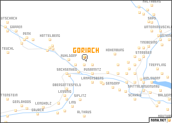 map of Göriach